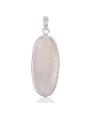 Natural Rainbow Moonstone Gemstone 925 Sterling Silver Cluster Pendant| Jewels Artisan