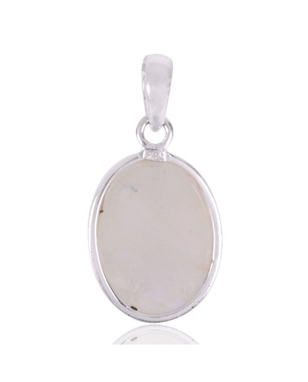 Natural Rainbow Moonstone Gemstone 925 Sterling Silver Locket Pendant| Jewels Artisan