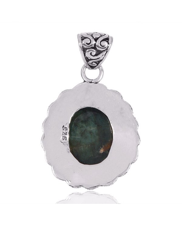 Natural Tibetan Turquoise Gemstone 925 Sterling Silver Locket Pendant| Jewels Artisan