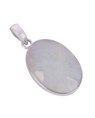 Natural Rainbow Moonstone Gemstone 925 Sterling Silver Pendant| Jewels Artisan