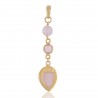 Natural Pink opal Gemstone 925 Sterling Silver Pendant| Jewels Artisan