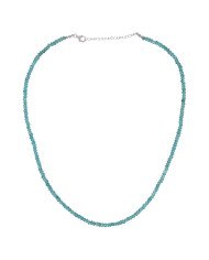  Apatite Beads Gemstone 925 Sterling Silver Necklace| Jewels Artisan