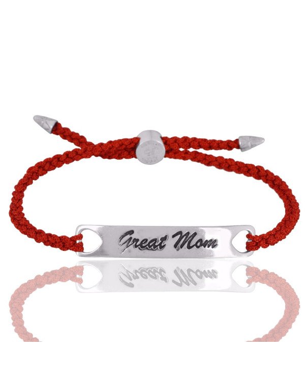 Natural Red Glass Gemstone 925 Sterling Silver Bracelet| Jewels Artisan