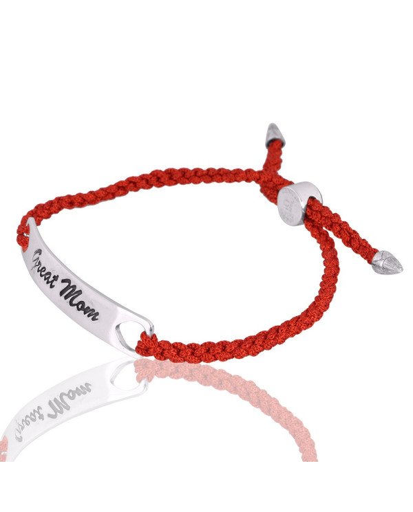 Natural Red Glass Gemstone 925 Sterling Silver Bracelet| Jewels Artisan