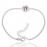 Alphabet "A" Charm 925 Sterling Silver Bracelet | Jewels Artisan