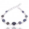 Labradorite Gemstone 925 Silver Bracelet | Jewels Artisan