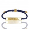 Kyanite Gemstone Gold Plated Brass Bracelet| Jewels Artisan