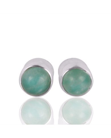 Natural Amazonite Gemstone 925 Sterling Silver Earring| Jewels Artisan