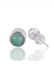 Natural Amazonite Gemstone 925 Sterling Silver Earring| Jewels Artisan