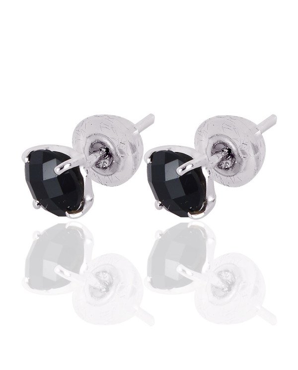 Natural Black Onyx Gemstone 925 Sterling Silver Earring| Jewels Artisan