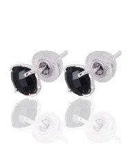 Natural Black Onyx Gemstone 925 Sterling Silver Earring| Jewels Artisan