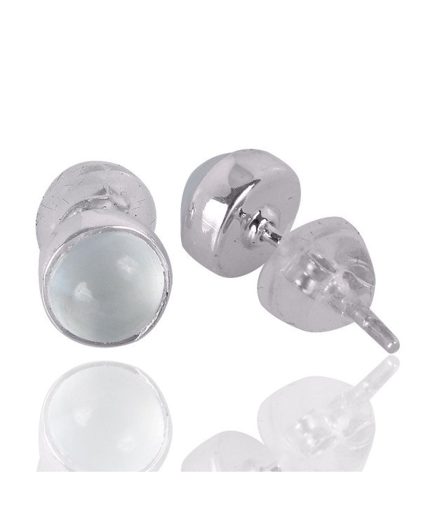 Natural Aquamarine Gemstone 925 Sterling Silver Earring| Jewels Artisan