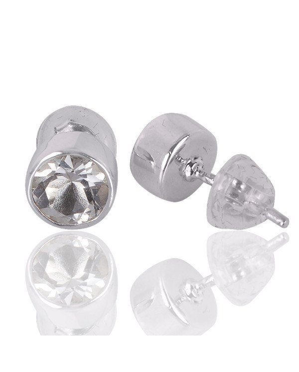 Natural Crystal Gemstone 925 Sterling Silver Earring| Jewels Artisan
