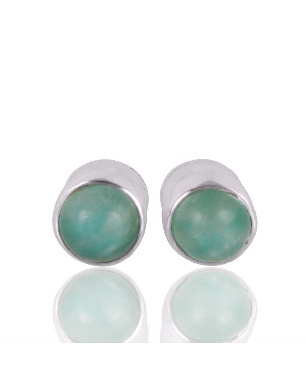 Natural Amazonite Gemstone 925 Sterling Silver Earring| Jewels Artisan