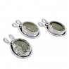 Natural Green Amethyst Gemstone 925 Sterling Silver Pendant| Jewels Artisan