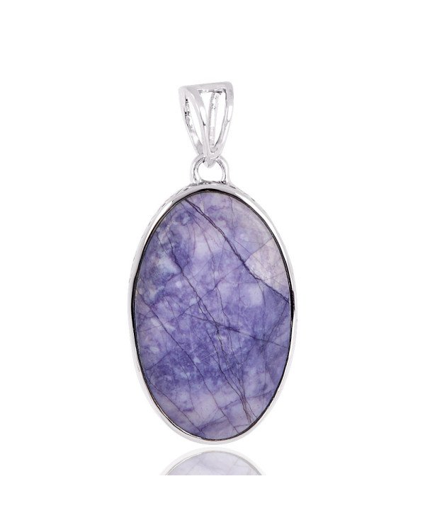 Natural Tiffany Jasper Gemstone 925 Sterling Silver Pendant| Jewels Artisan