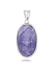 Natural Tiffany Jasper Gemstone 925 Sterling Silver Pendant| Jewels Artisan