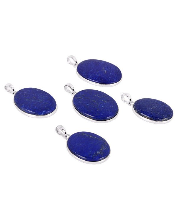 Natural Lapis Gemstone 925 Sterling Silver Pendant| Jewels Artisan