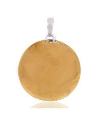 Natural Tibetan Turquoise Gemstone Brass  Pendant| Jewels Artisan