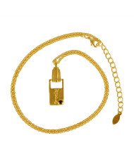 Natural Black Onyx Brass Pendant| Jewels Artisan