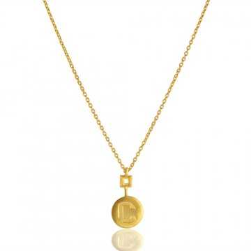 Brass Pendant Alphabet Letter C | Jewels Artisan, Jaipur.