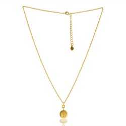 Alphabet "D" Brass Necklace Pendant| Jewels Artisan