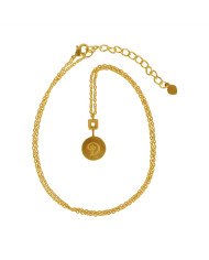 Alphabet "D" Brass Necklace Pendant| Jewels Artisan