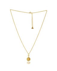 Alphabet "E" Brass Necklace Pendant| Jewels Artisan