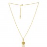 Alphabet "L" Brass Necklace Pendant| Jewels Artisan
