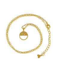 Crystal Gemstone Brass Pendant| Jewels Artisan