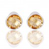 Citrine Gemstone Solid Silver Stud Earring| Jewels Artisan