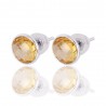 Citrine Gemstone Solid Silver Stud Earring| Jewels Artisan