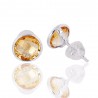 Citrine Gemstone Solid Silver Stud Earring| Jewels Artisan