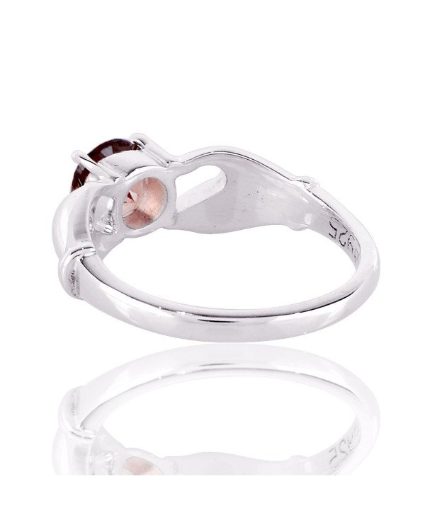 Smoky Quartz Ring 925 Sterling Silver Smoky Quartz Ring