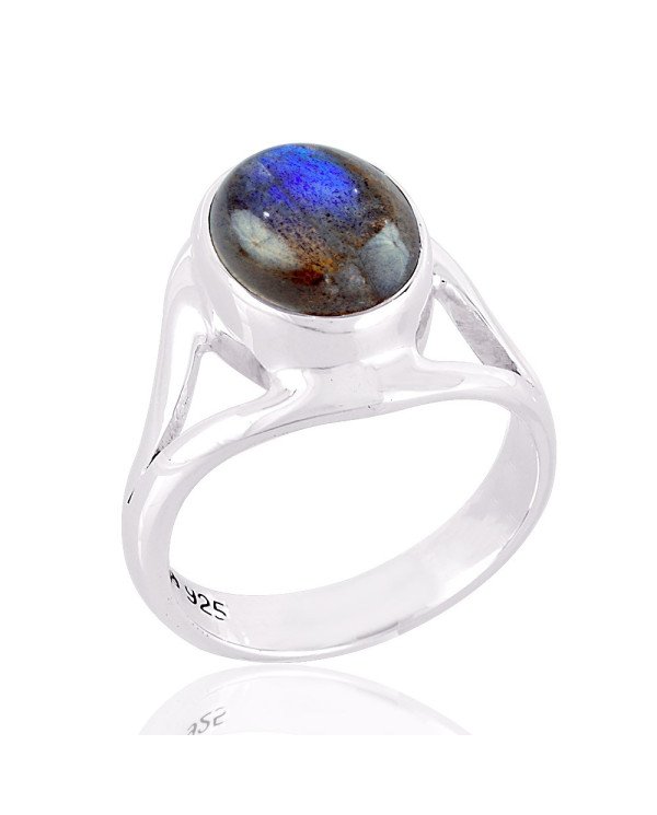 Labradorite natural Gemstone sterling silver Ring