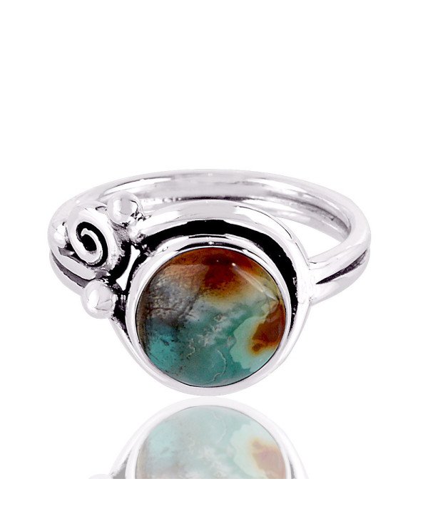 Turquoise Gemstone solid Silver Ring