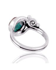 Turquoise Gemstone solid Silver Ring