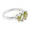 Peridot Gemstone Rings August birthstone 925 Sterling Silver Ring