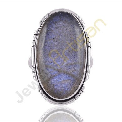 Labradorite Gemstone 925 Solid Sterling Silver Ring