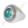 Turquoise Gemstone Sterling Silver Ring