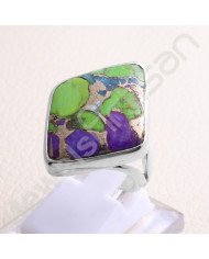 Turquoise Ring 925 Sterling Silver Ring Statement Silver Ring Handcrafted Silver Ring