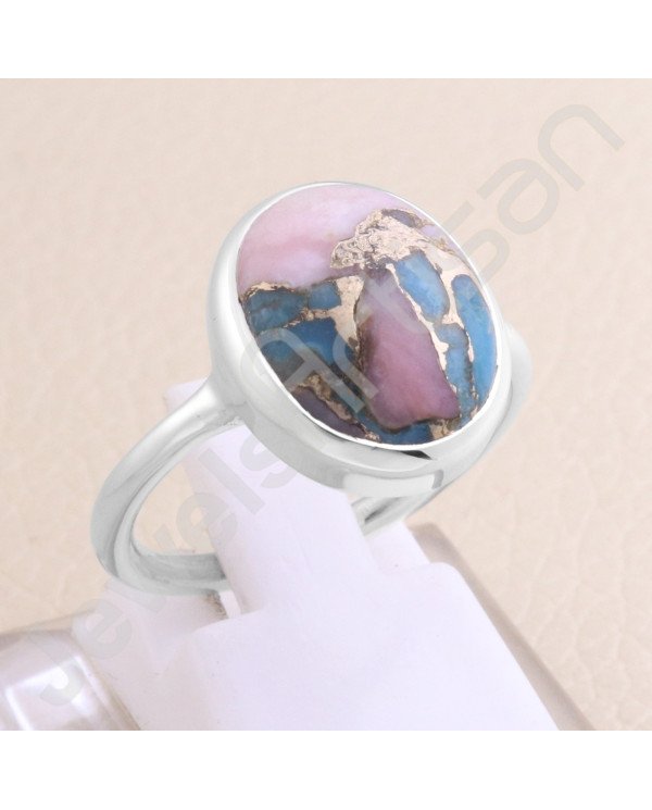 Handcrafted Silver Ring Turquoise 11x13mm Gemstone Ring Cocktail Silver Ring 925 Sterling Silver Ring Silver Statement Ring