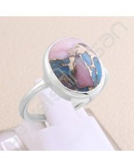 Handcrafted Silver Ring Turquoise 11x13mm Gemstone Ring Cocktail Silver Ring 925 Sterling Silver Ring Silver Statement Ring