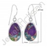 Handcrafted Earring 925 Sterling Silver Earring Fancy Turquoise Earring Dangle Drop Earrings Natural Gemstone Earring