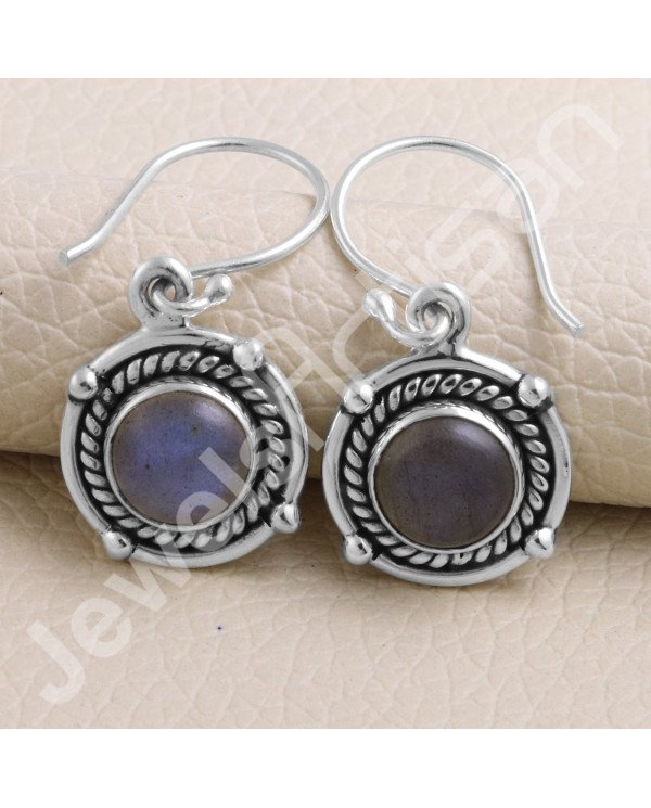 Labradorite earring 925 sterling silver earring handcrafted earring.