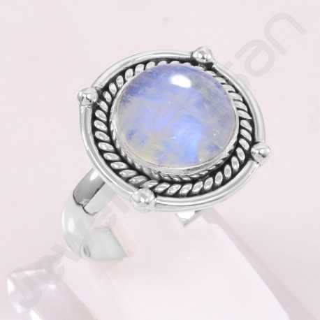 karka rashi ratna, moonstone price, silver moonstone ring, moonstone ring,  adjustable silver rings, moon adjustable ring – CLARA