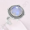 Rainbow Moonstone Ring 925 Sterling Silver Ring Handcrafted Silver Ring Round 12x12mm Gemstone Statement Silver Designer Ring