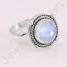 Rainbow Moonstone Ring 925 Sterling Silver Ring Handcrafted Silver Ring Round 12x12mm Gemstone Statement Silver Designer Ring