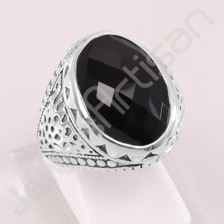 Buy Black Spinel Ring, Oval Shaped Engagement Ring, Black Gemstone Ring,  Sterling Silver,party Ring Online in India - Etsy