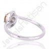 Citrine Gemstone 925 Solid Sterling Silver Solitaire Ring